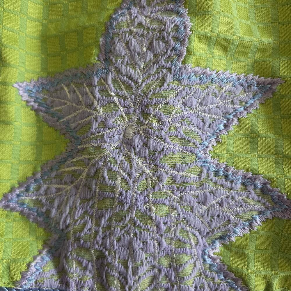 NWT Indigo Moon Jacket Womens XL Floral Embroidered Green Art-to-Wear Buttons - Picture 5 of 14